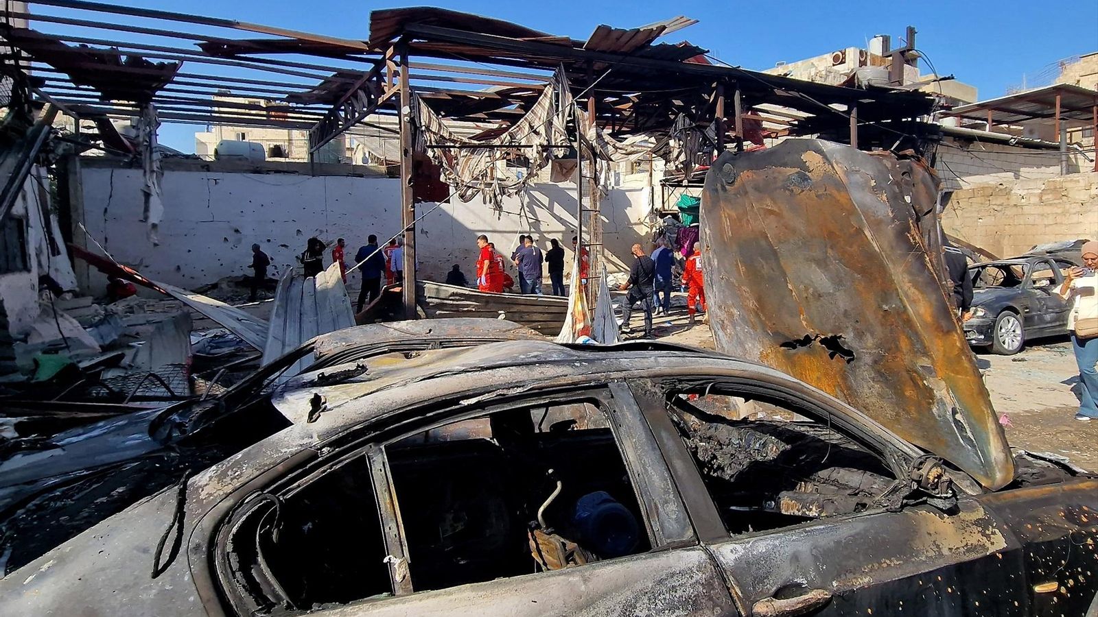 Ataque de Israel contra un campo de refugiados palestinos en Líbano