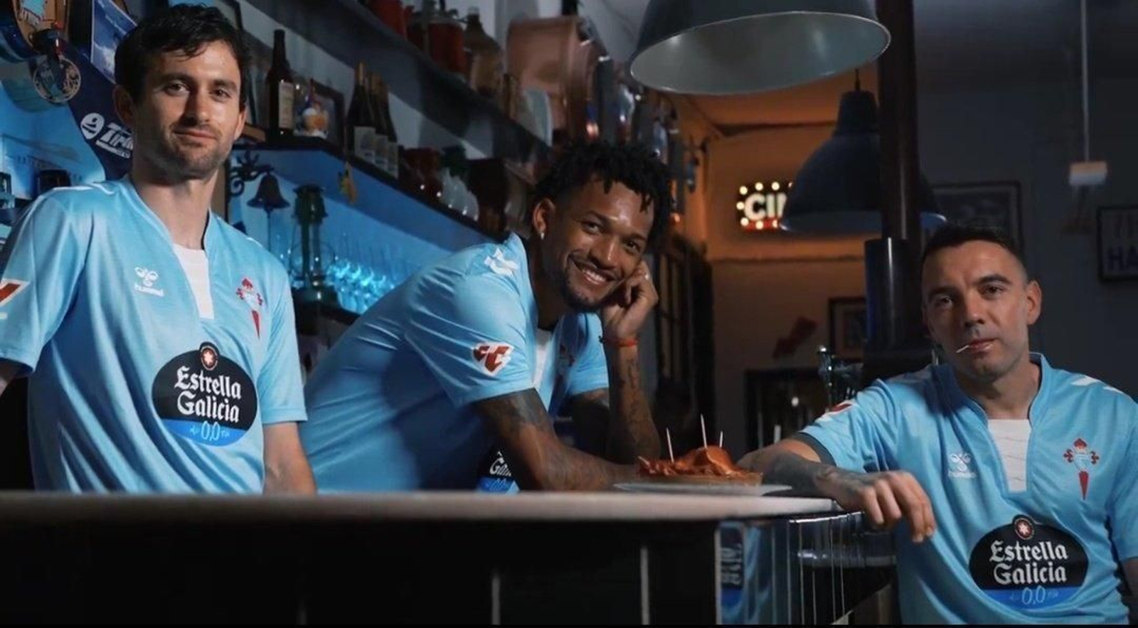 Un fotograma del vídeo del Celta.