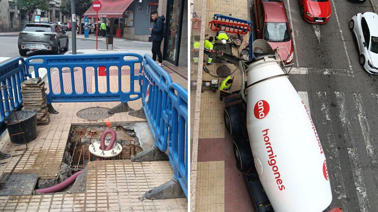 Instalaciones incoherentes en la avenida Alfonso Rodríguez Castelao