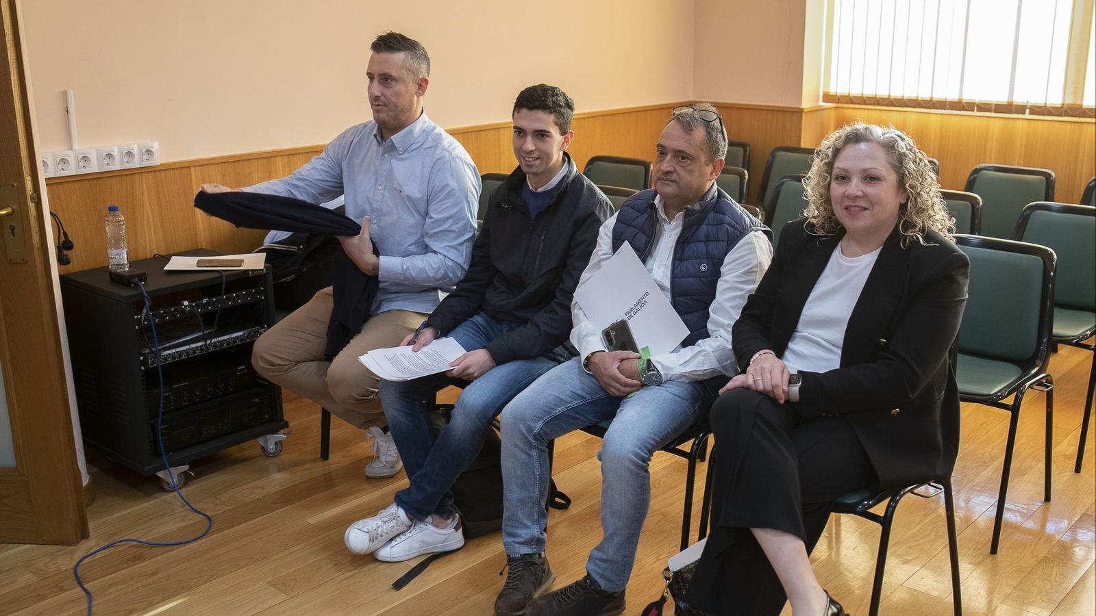Tino Cid, Bernardo Rodríguez, Benito Quiñones y Tamara Velázquez.