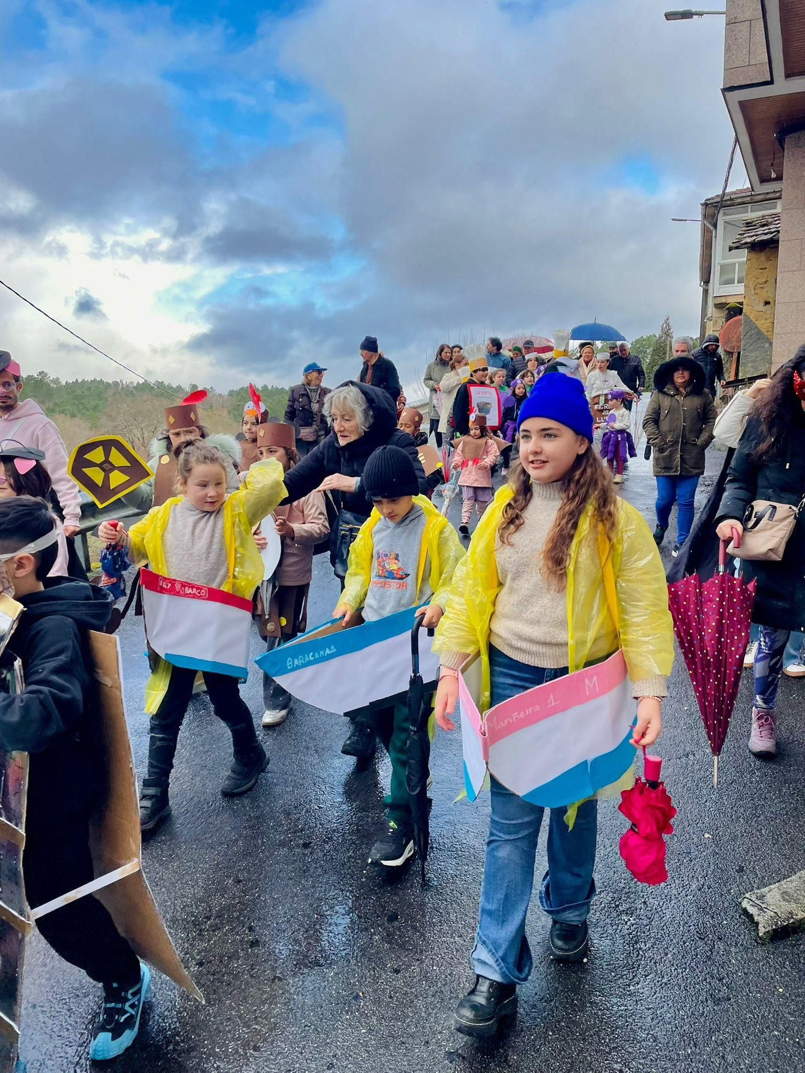 O Entroido no colexio de Cartelle