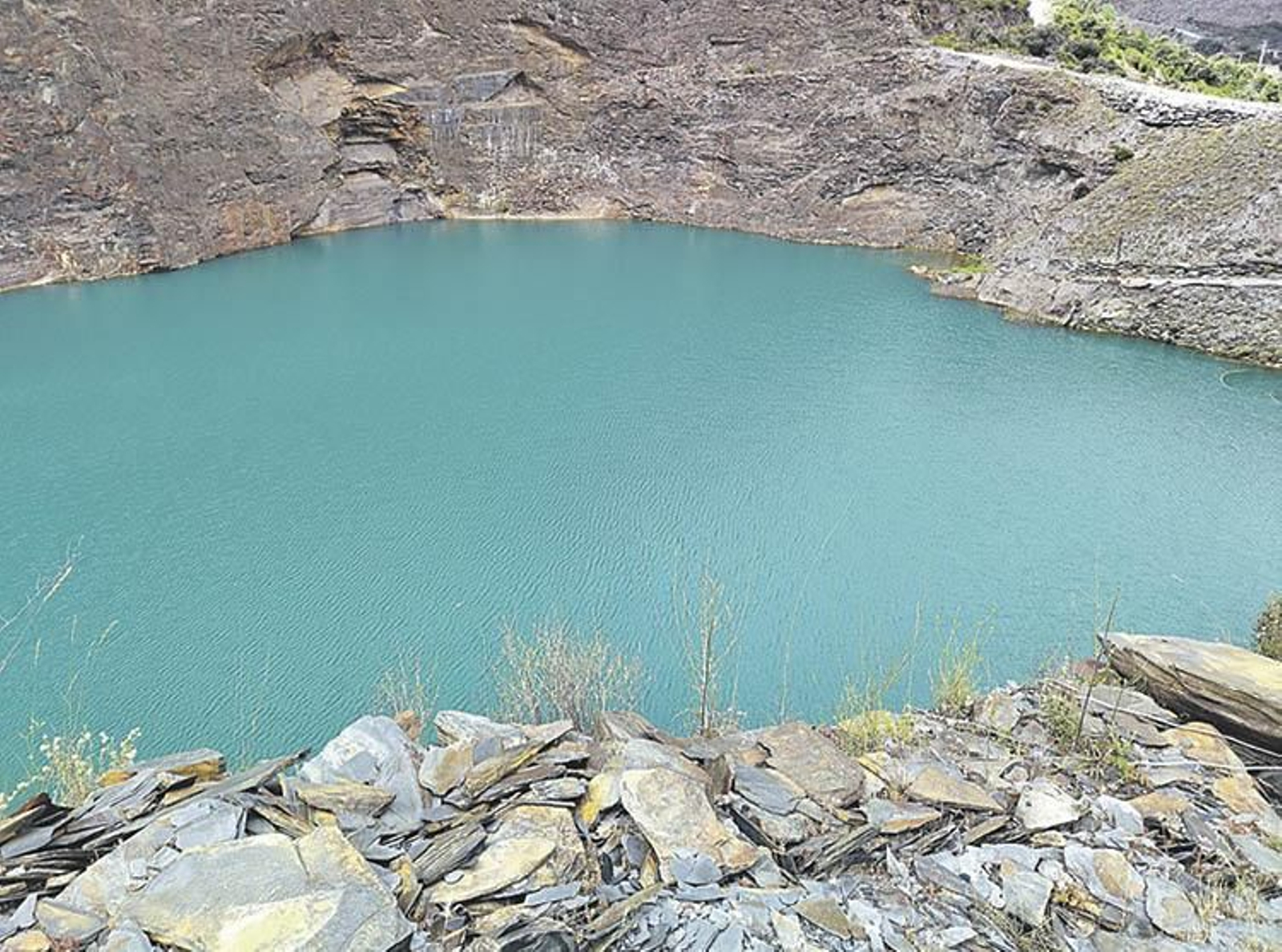 Zona que será recuperada para el turismo industrial en las cercanías de Casaio.