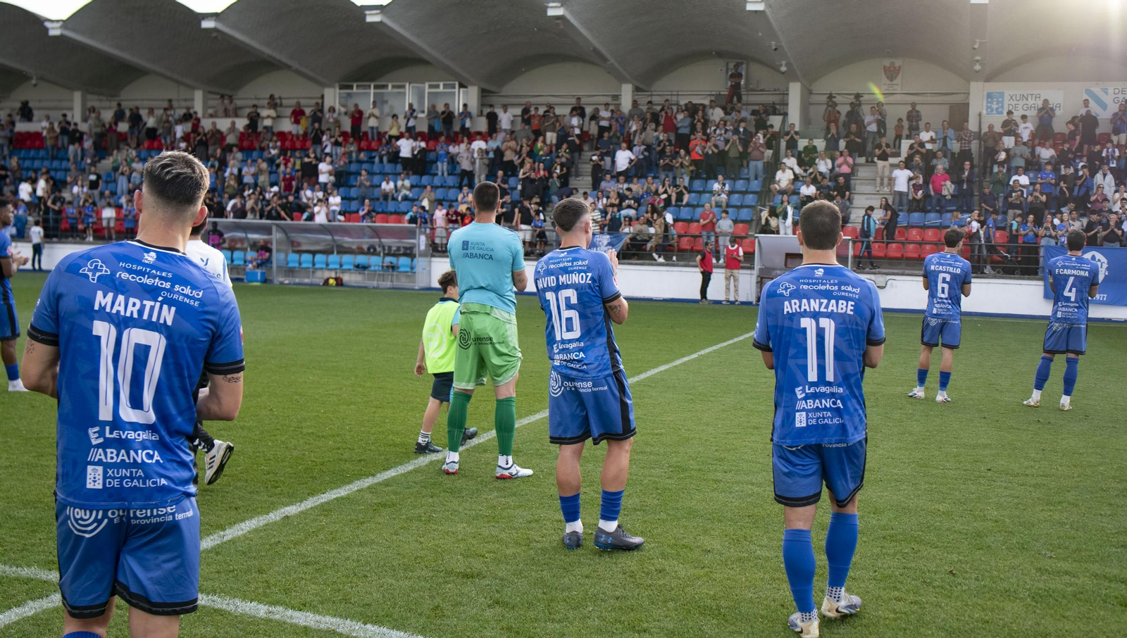 Galería | La tristeza invade O Couto con el descenso del Ourense CF