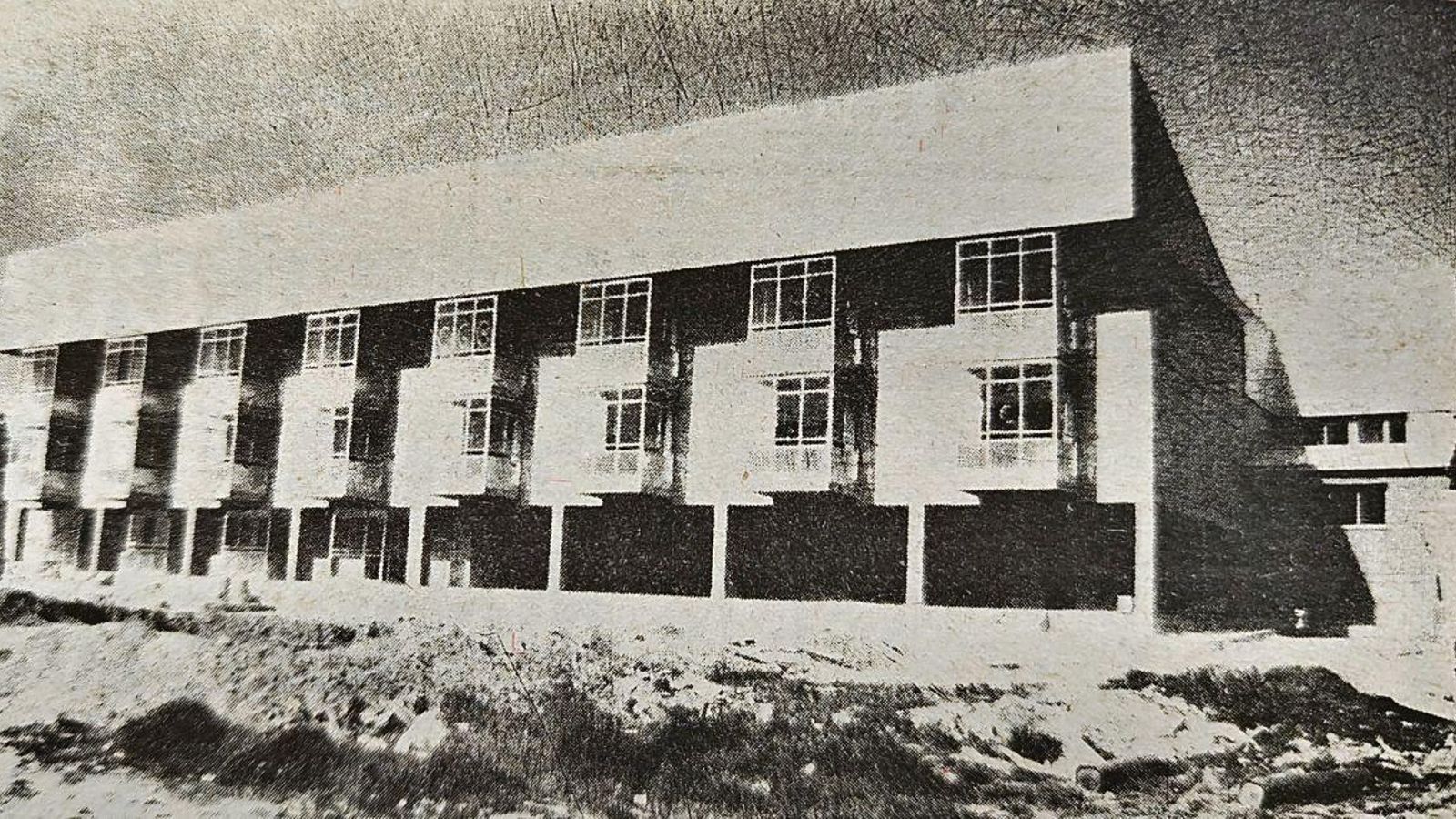 Fachada principal de la Residencia.