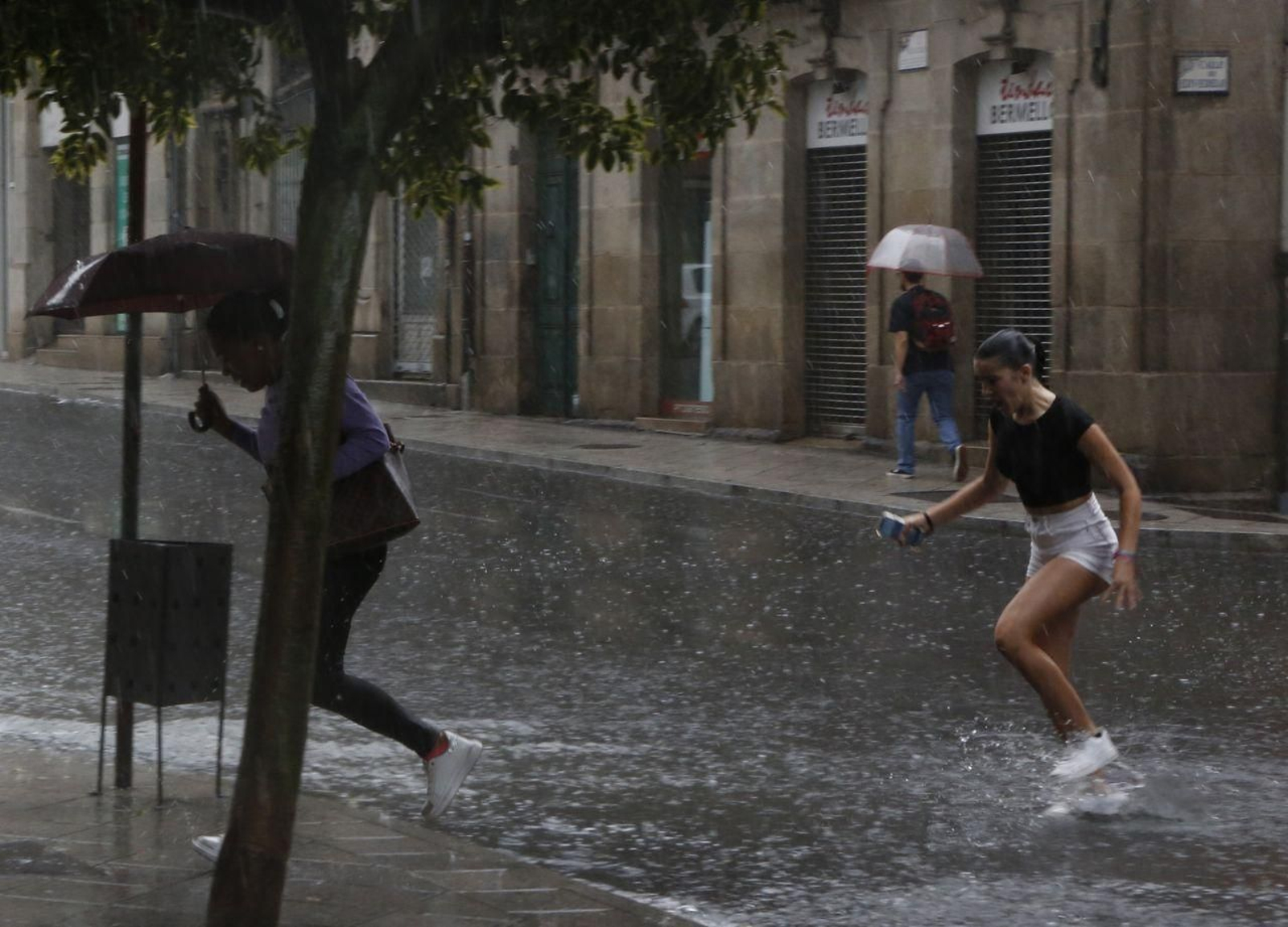 Lluvias en Ourense (Foto: Marcos Atrio).
