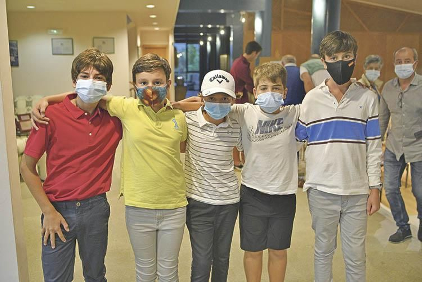 Julio, Julio, Rodrigo, Martín y Goyo.