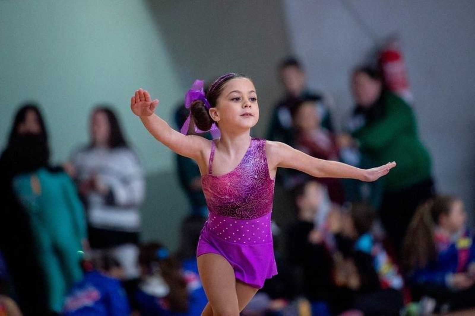 Torneo Vila do Carballiño de patinaje artístico. (ÓSCAR PINAL)