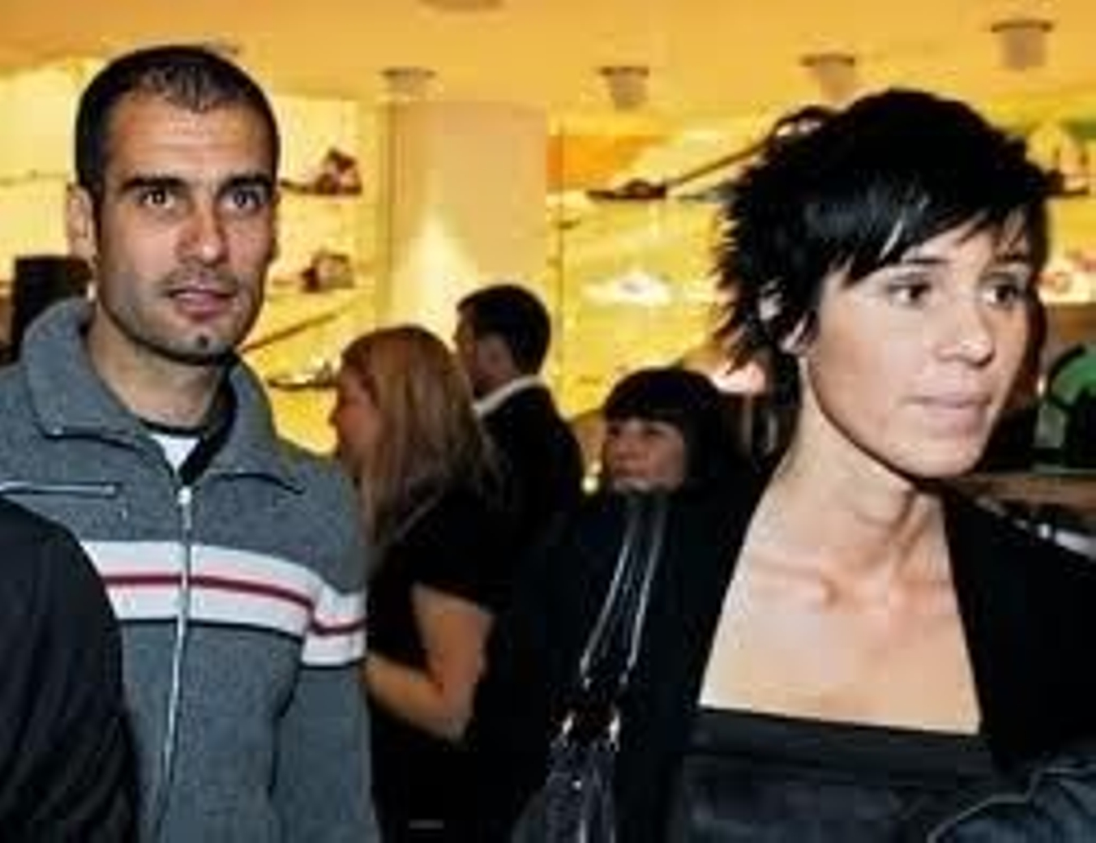 Pep Guardiola y Cristina Serra