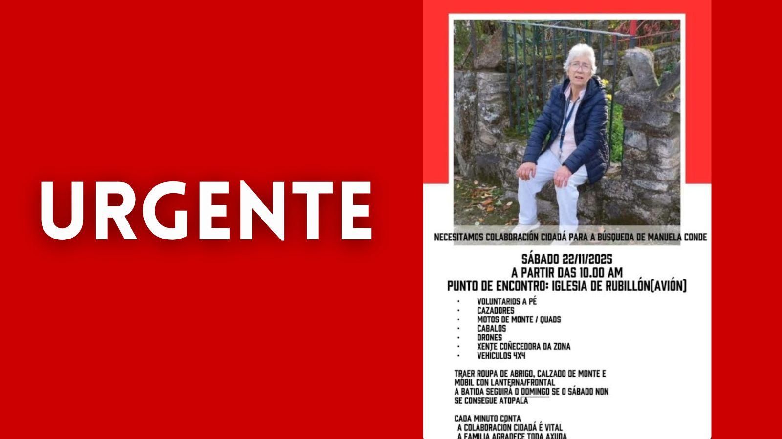 La vecina desapareció el pasado domingo en la localidad de Rubillón