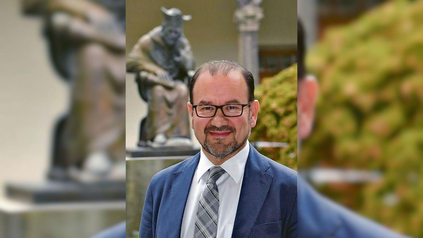 Antonio López, rector de la USC.