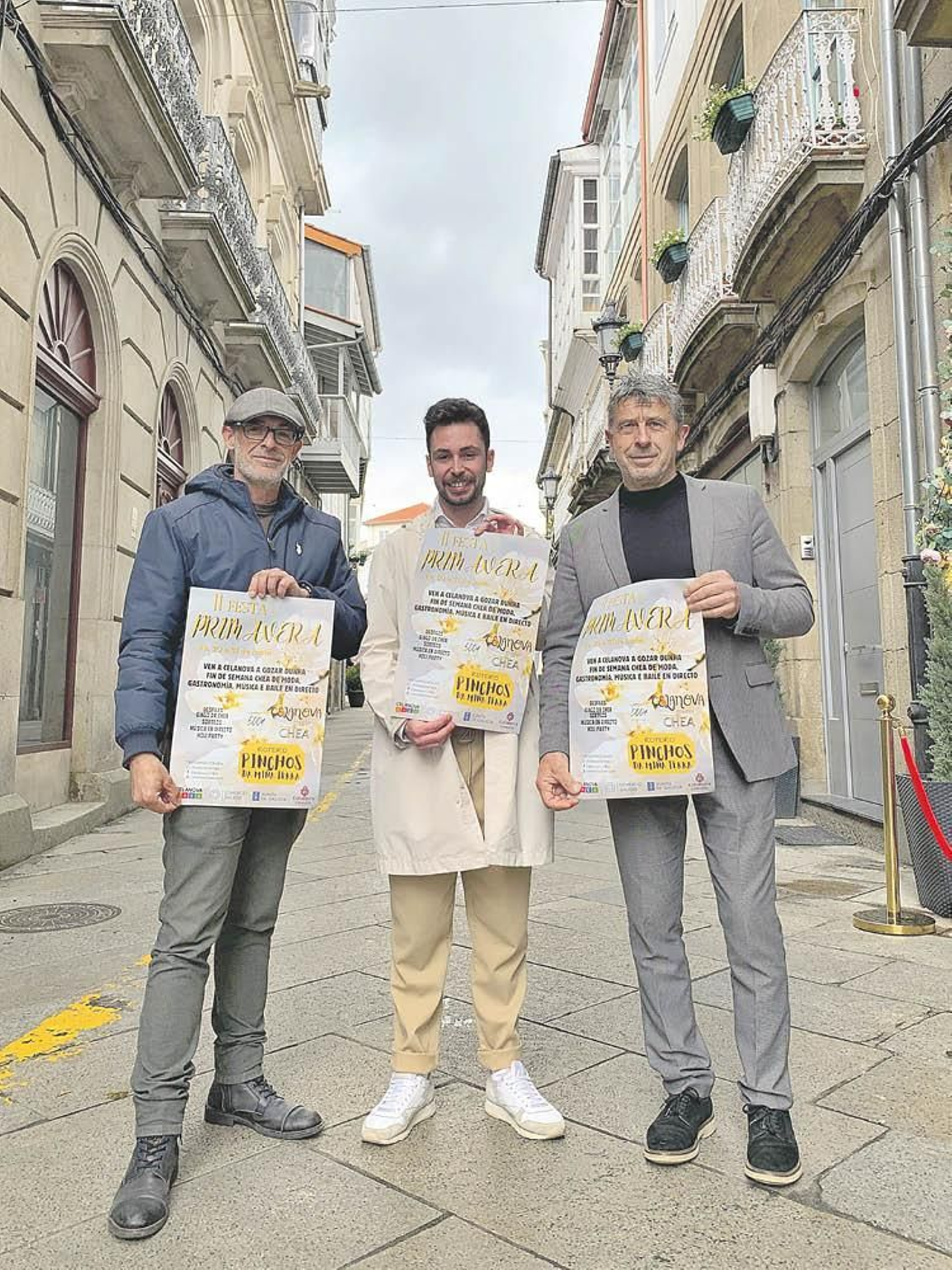 Suso Regal, Ismael Núñez y Antonio Puga.