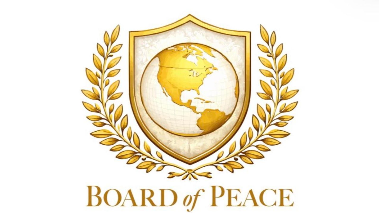 Logo de la junta de paz impulsada por Donald Trump