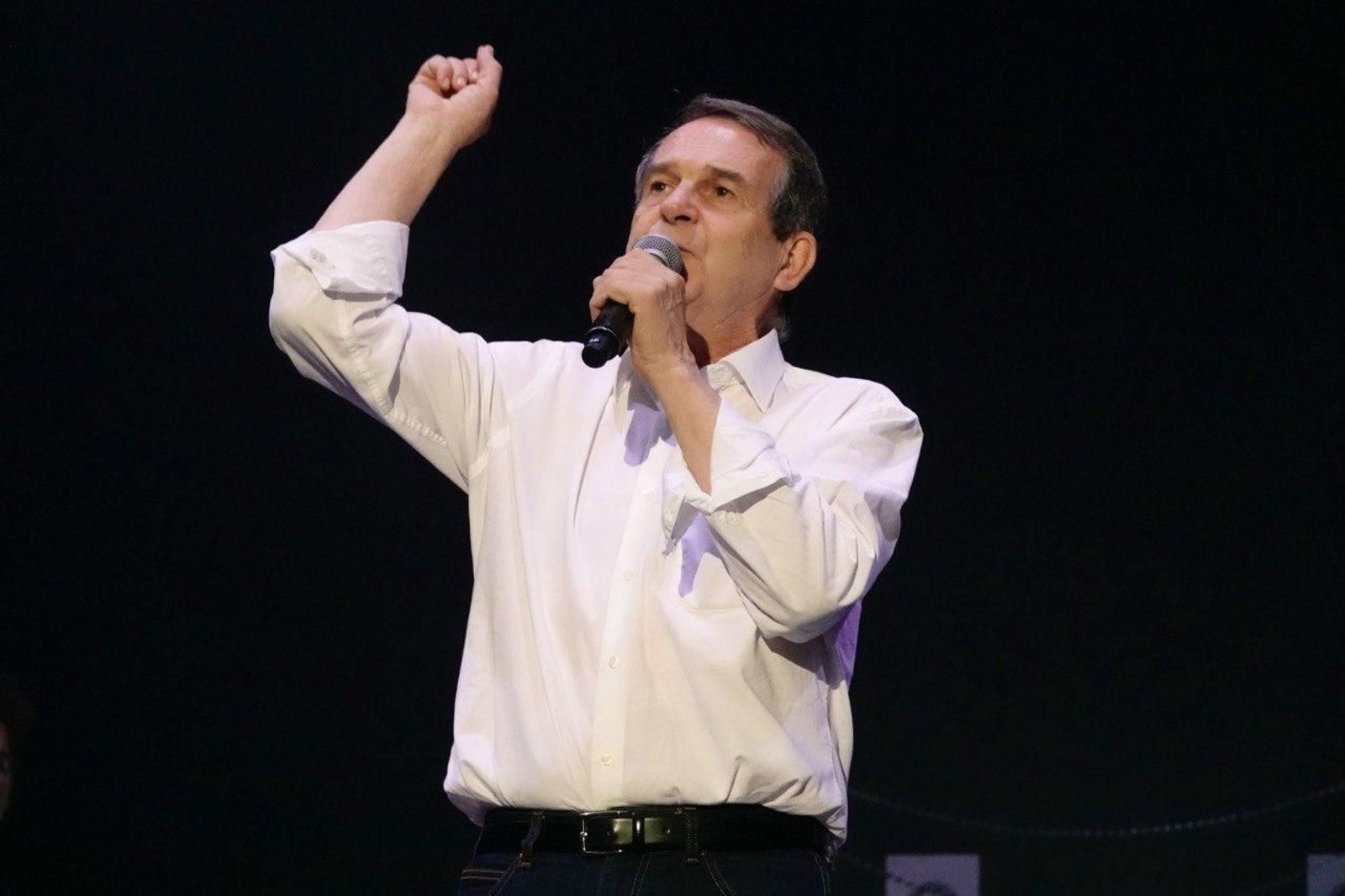 Abel Caballero en el concierto de Ana Mena en Castrelos. // Vicente Alonso