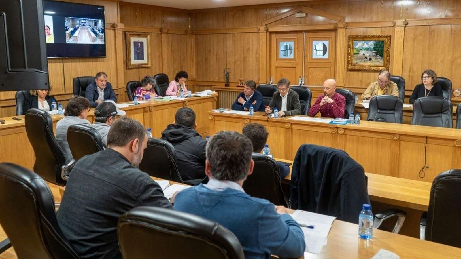 Sesión plenaria no Concello de Xinzo de Limia.
