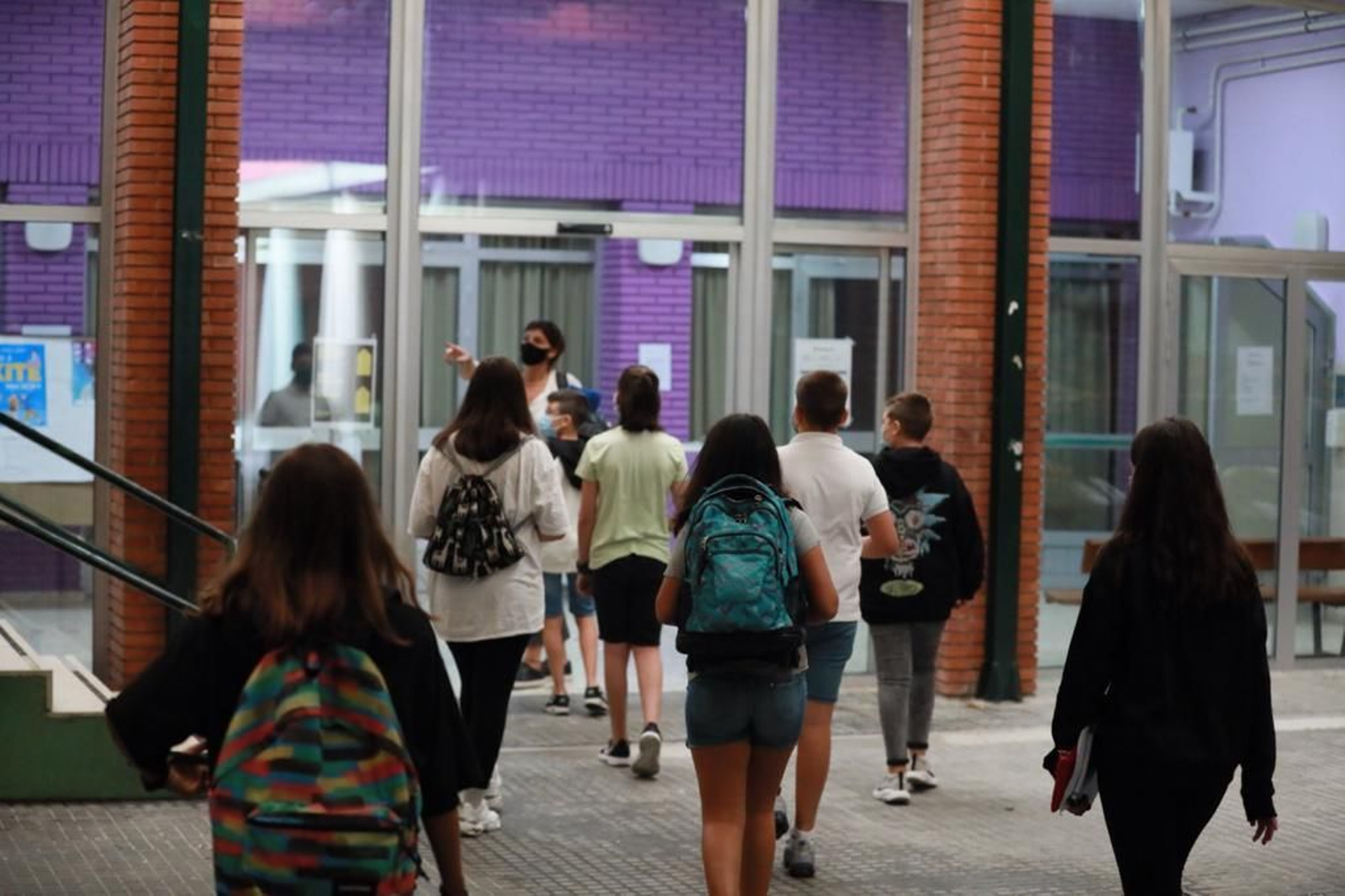 Inicio del curso escolar en los institutos ourensanos // FOTO: JOSÉ PAZ