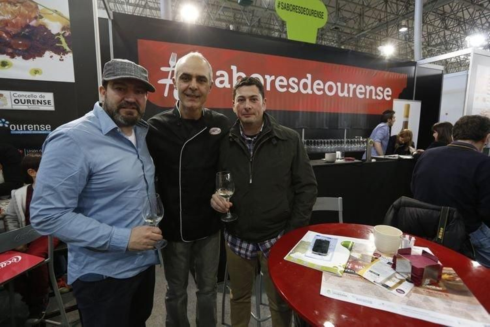 Ourense. 06-03-15. Local. Xantar.
Paco, Anxo, Amorín( sabores de Ourense)
Foto: Xesús Fariñas