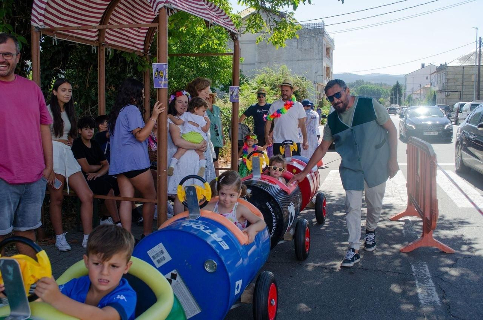 Los más pequeños no faltaron en la romería