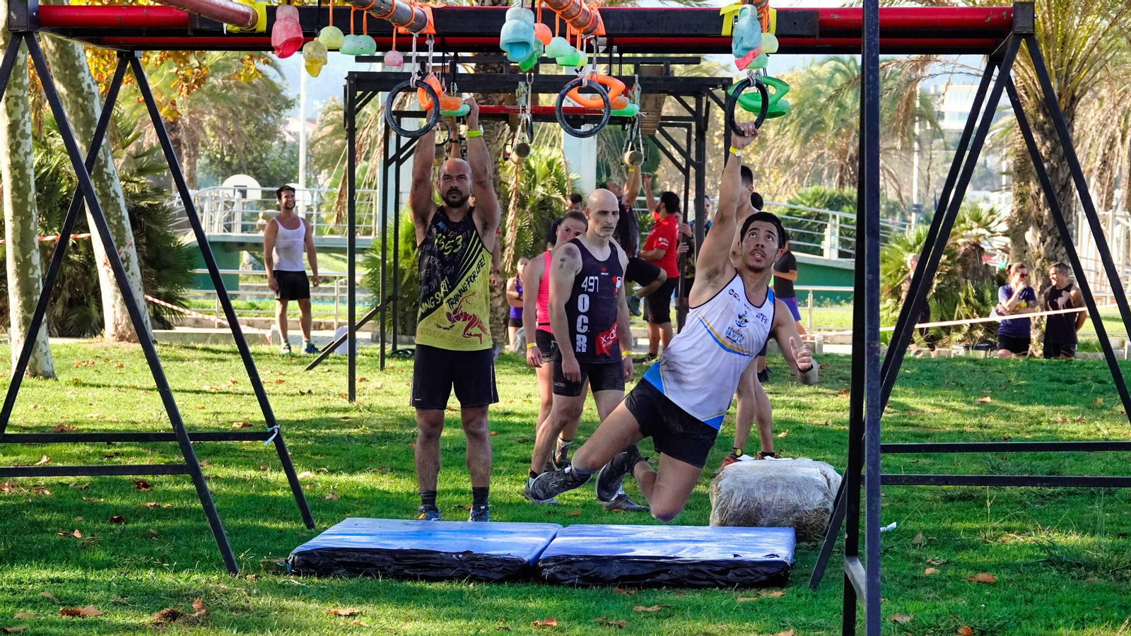 Participantes en el desafío Boot Camp en Samil.