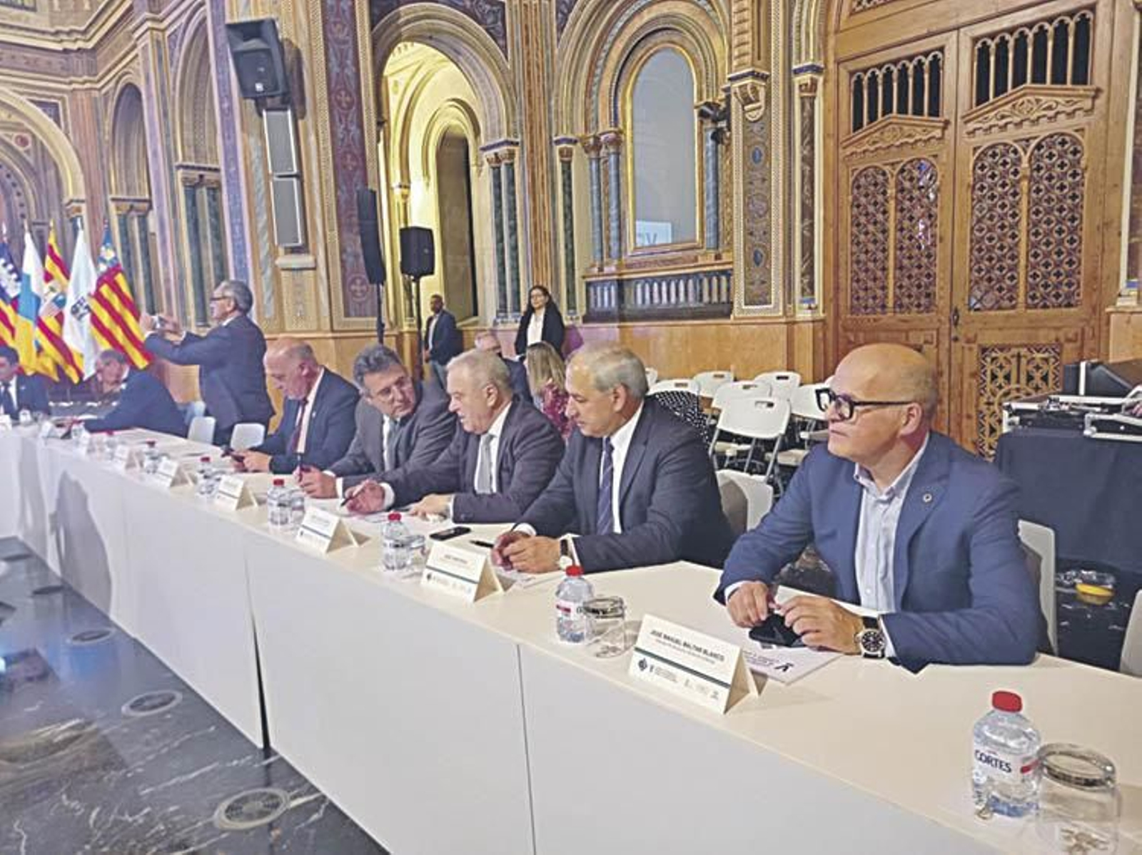 Baltar, durante la jornada inaugural de la conferencia.