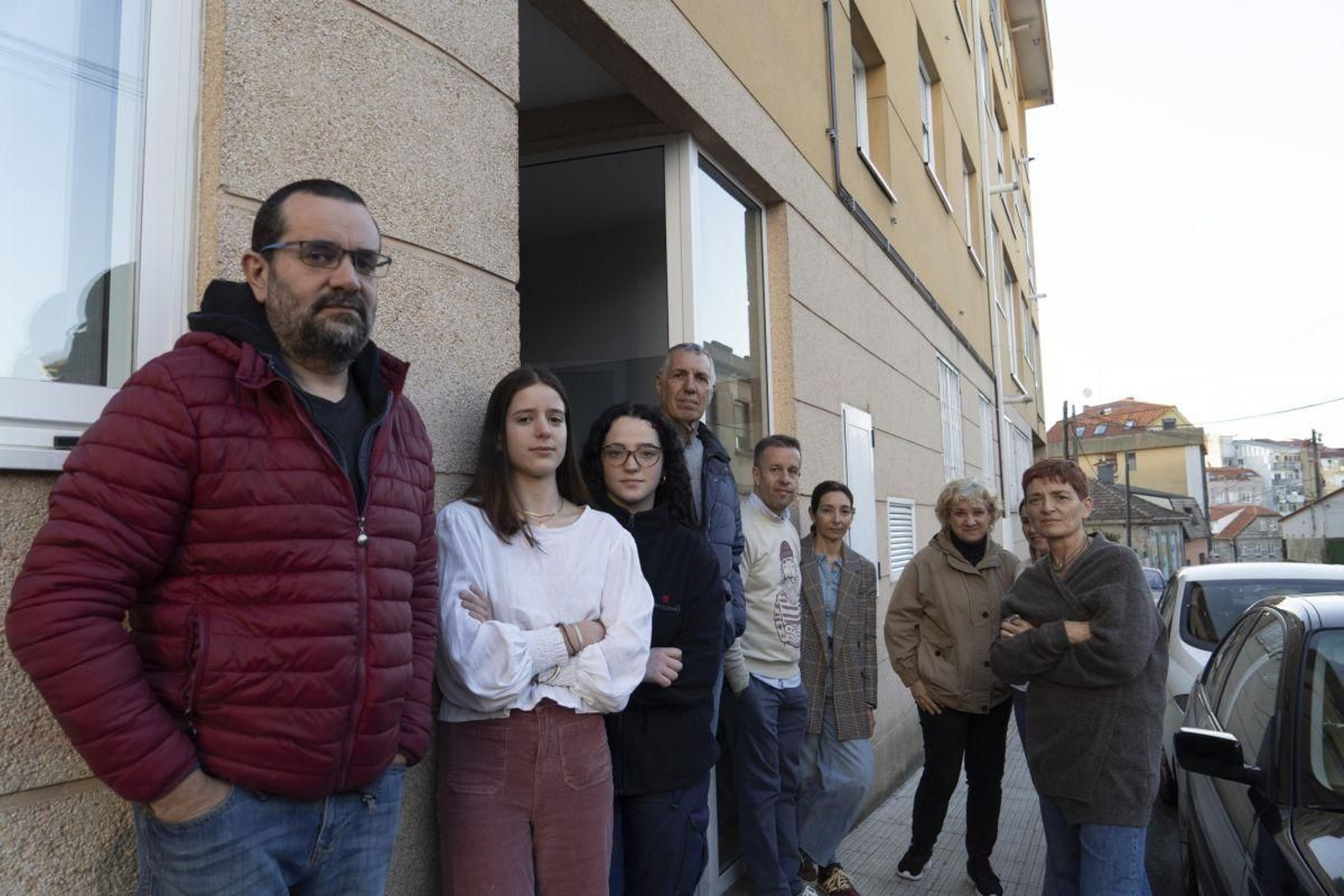 Residentes en el 39 de la calle Numancia vovieron ayer a plantarse tras la última intervención policial por una trifulca.