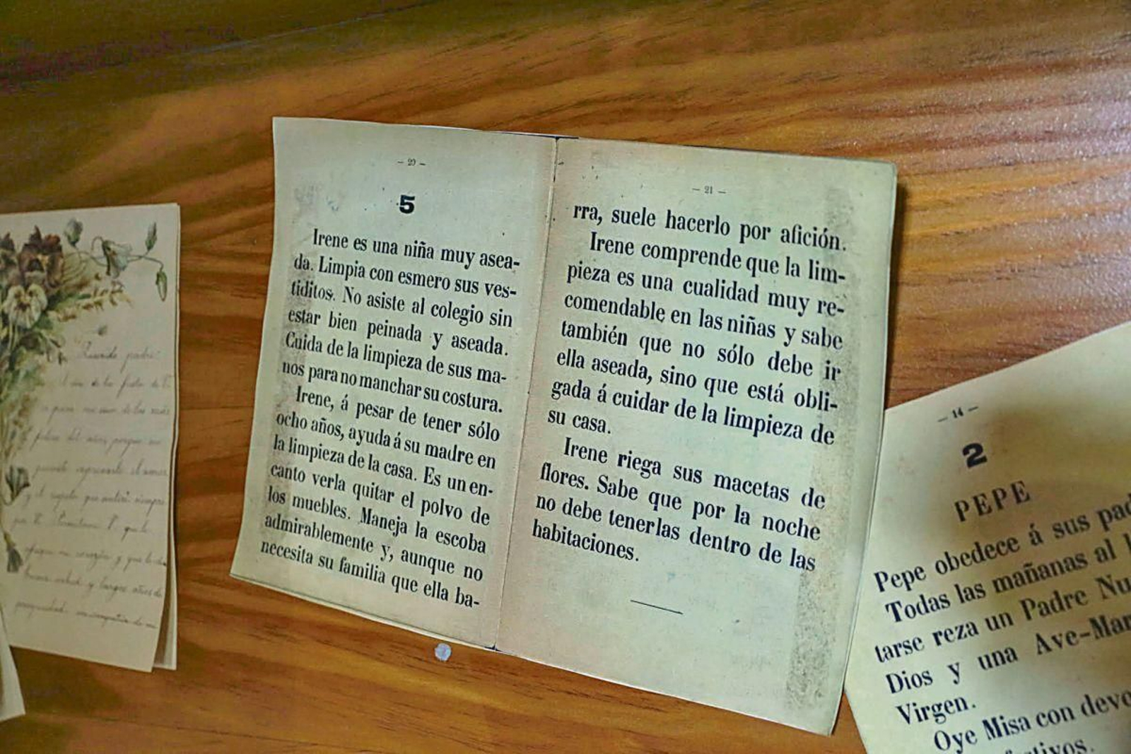 Texto de un libro escolar.