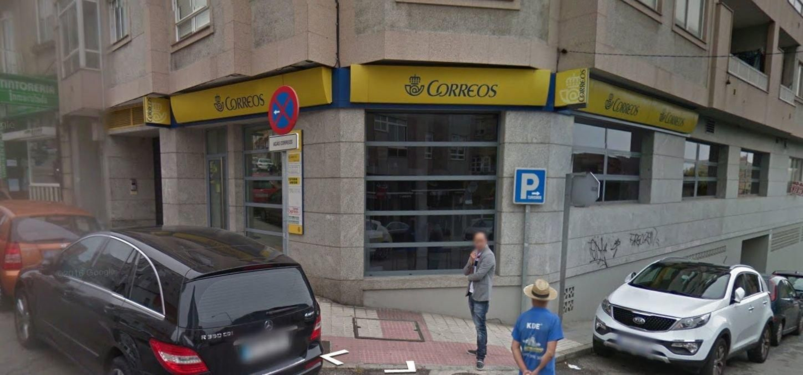 La sucursal de Correos en el barrio vigués Teis