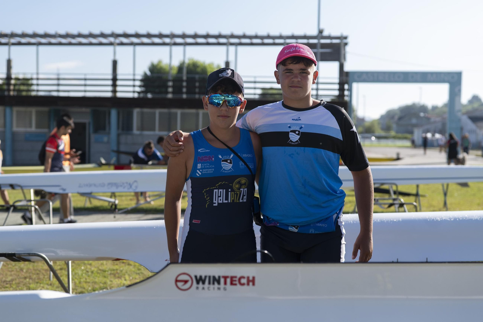 Paladas de calidad en el Campeonato Gallego de Remo de Castrelo de Miño