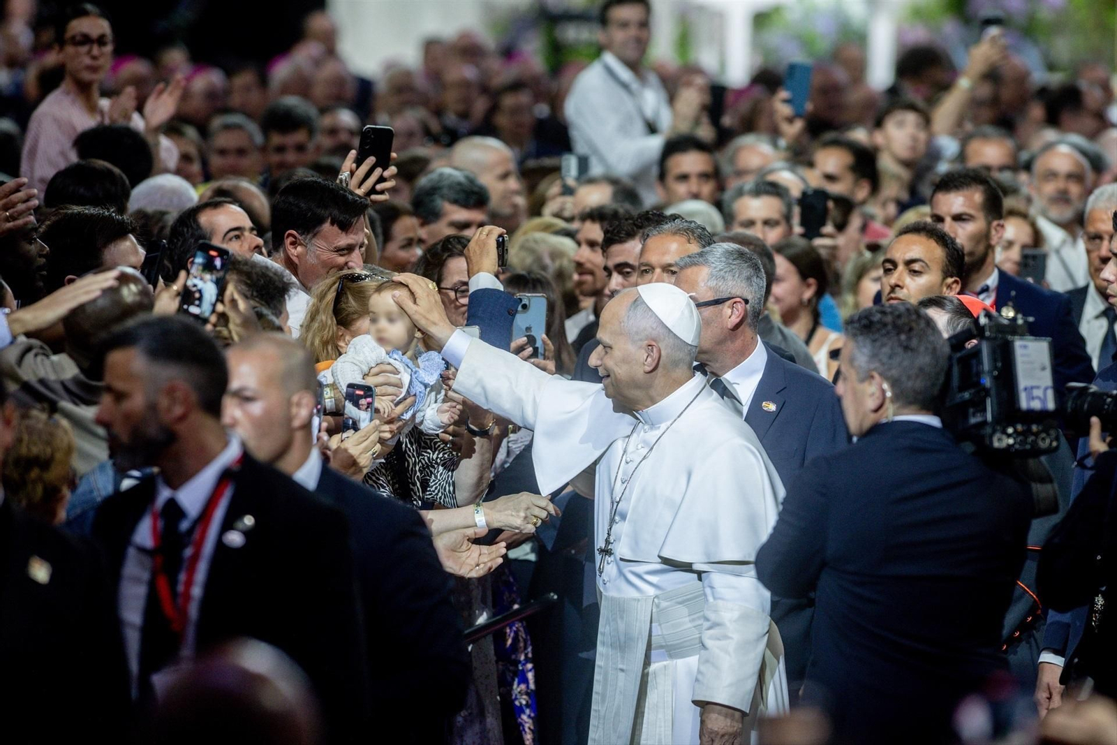 Galería | La segunda jornada del papa León XIV en Madrid, en fotos