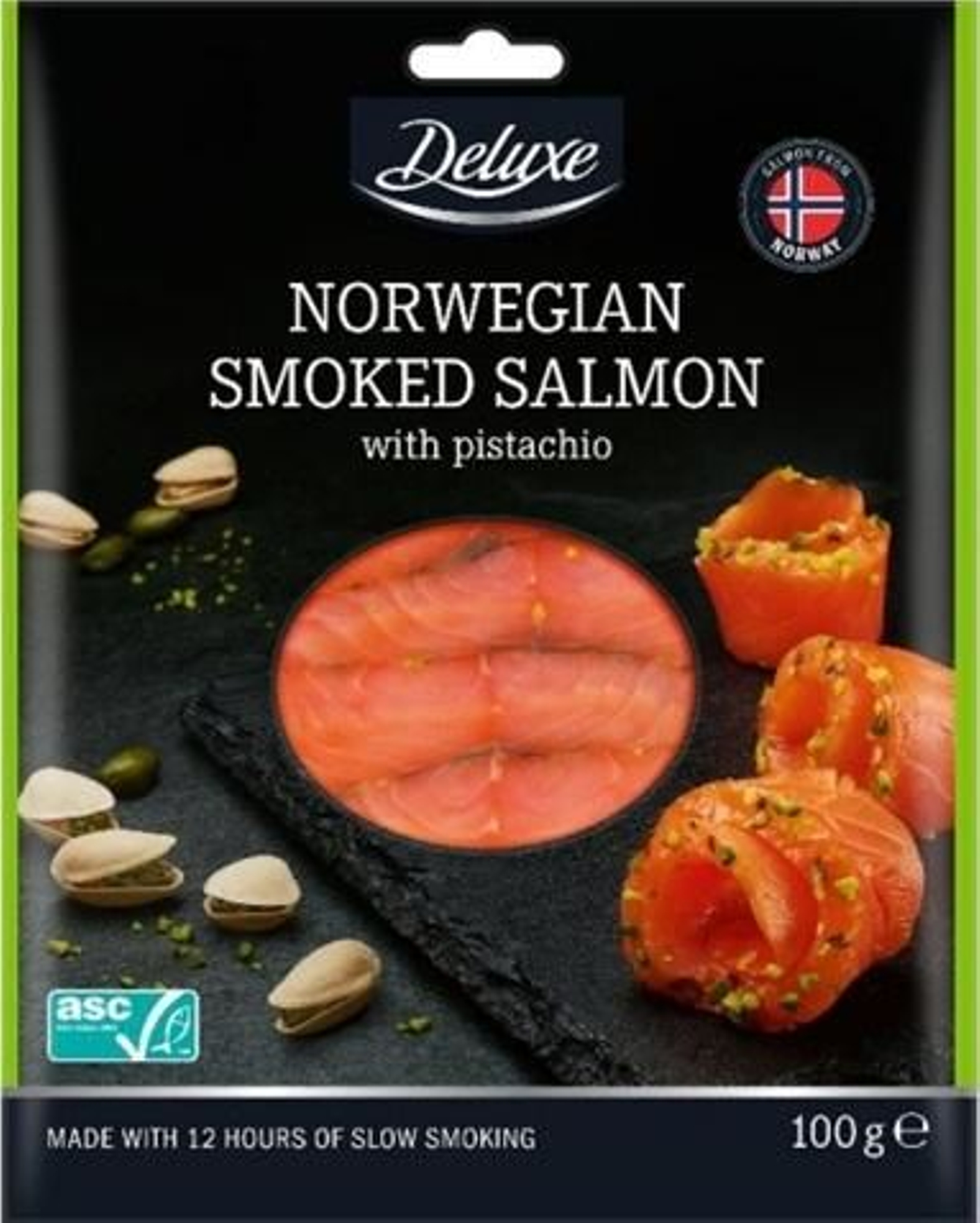 El salmón ahumado contaminado.