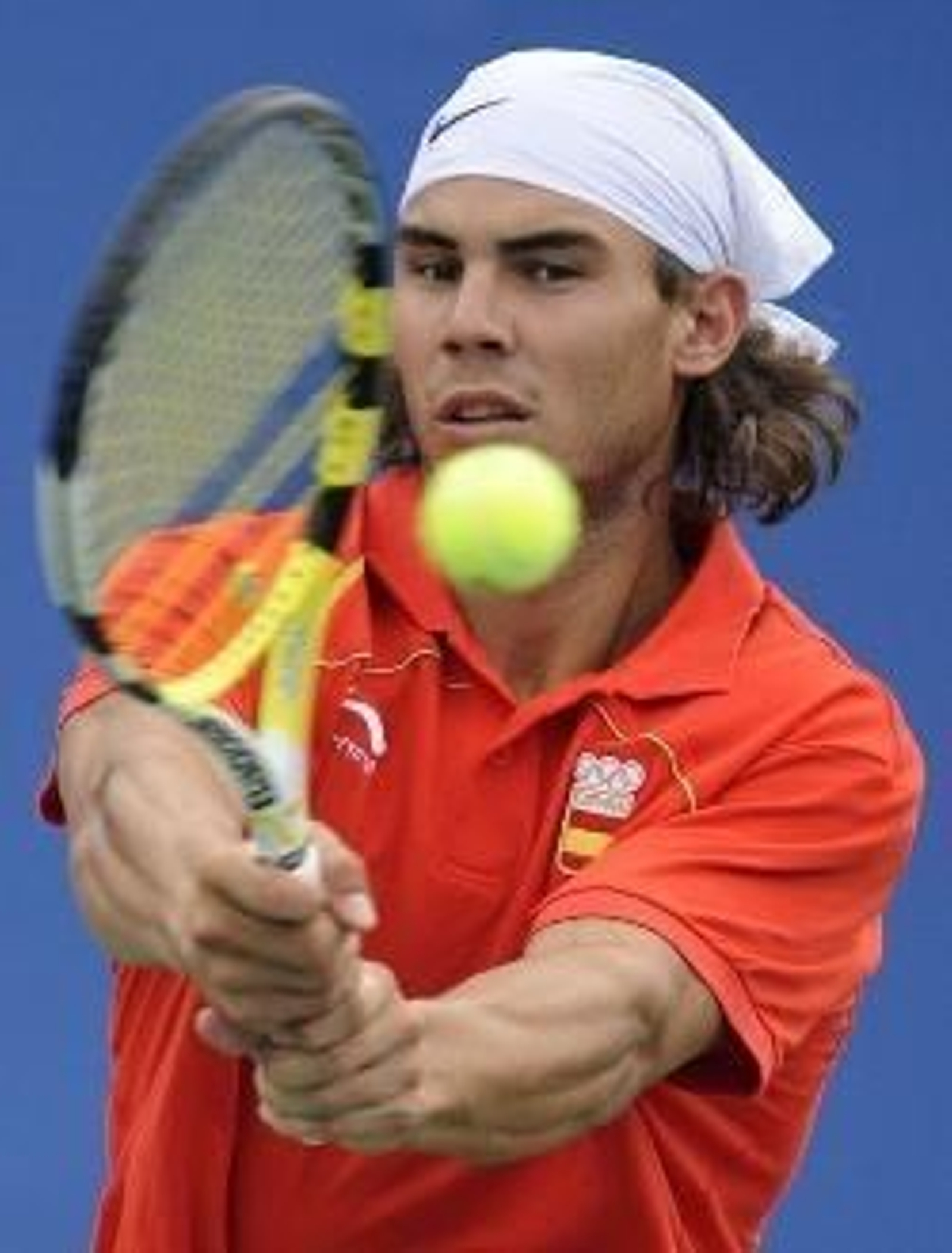 Rafa Nadal durante un partido. (Foto: europa press)