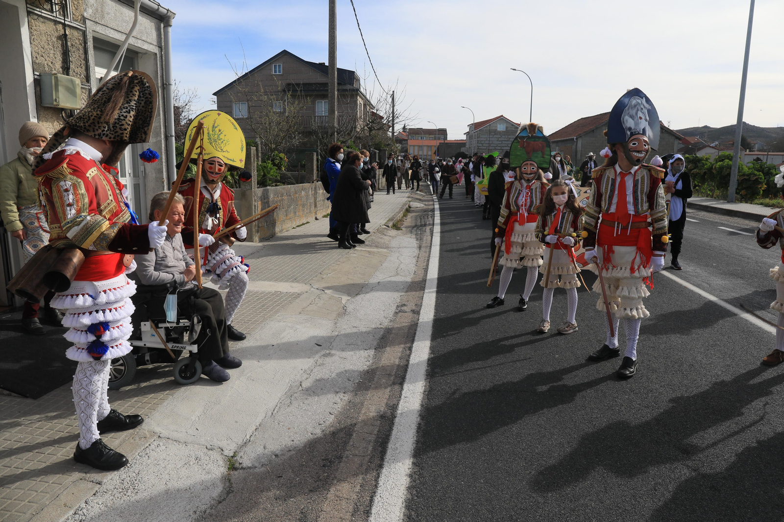 Desfile de entroido infantil en Cualedro. José Paz