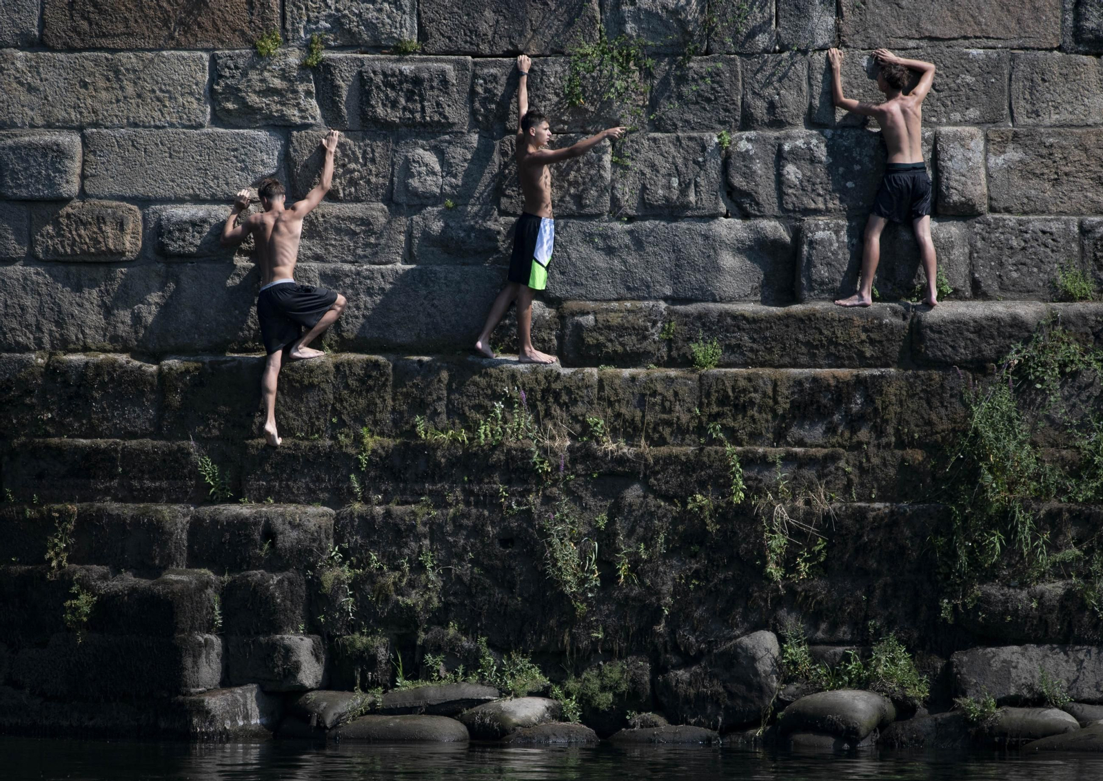Galería | Ourense vive un domingo asfixiante a más de 40 grados, en fotos