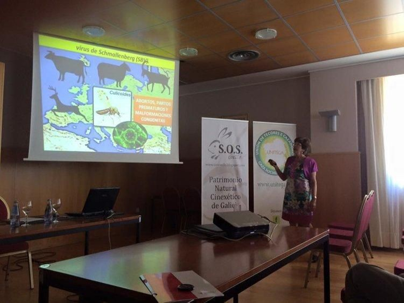 Un momento de la ponencia de Patrocinio Morrondo en la edición de 2015.