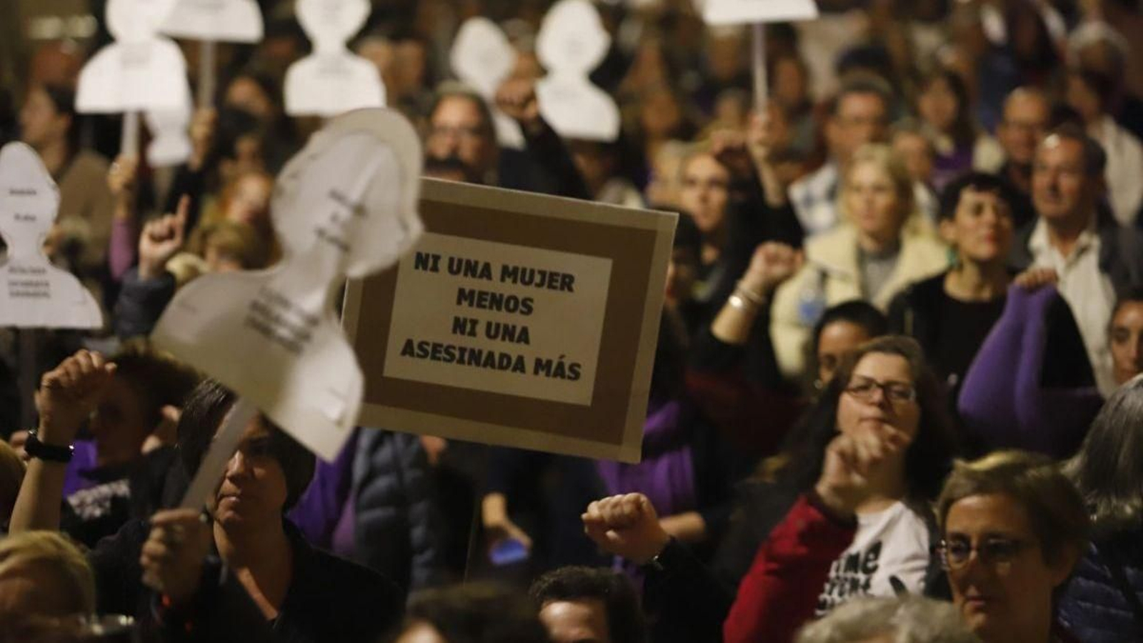Un grupo de mujeres en la manifestación del 8M del pasado año en Madrid.