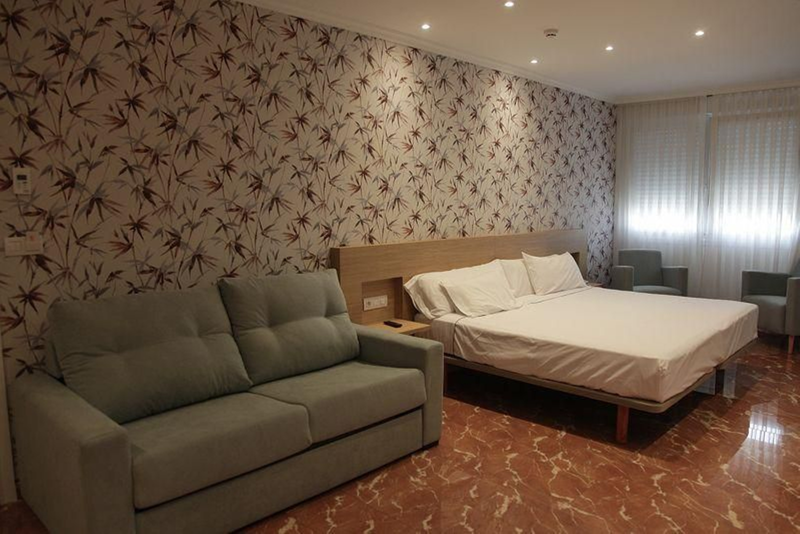 Una de las 36 habitaciones del hotel // FOTO: MIGUEL ÁNGEL