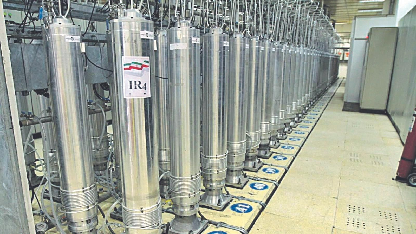 Interior de la planta iraní de enriquecimiento de uranio de Natanz.