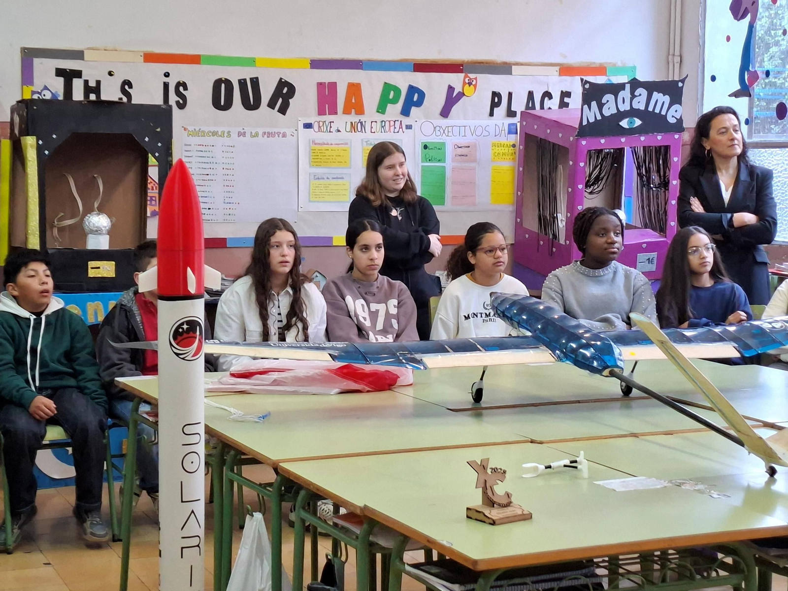 Unha clase de innovación no Cardenal Cisneros