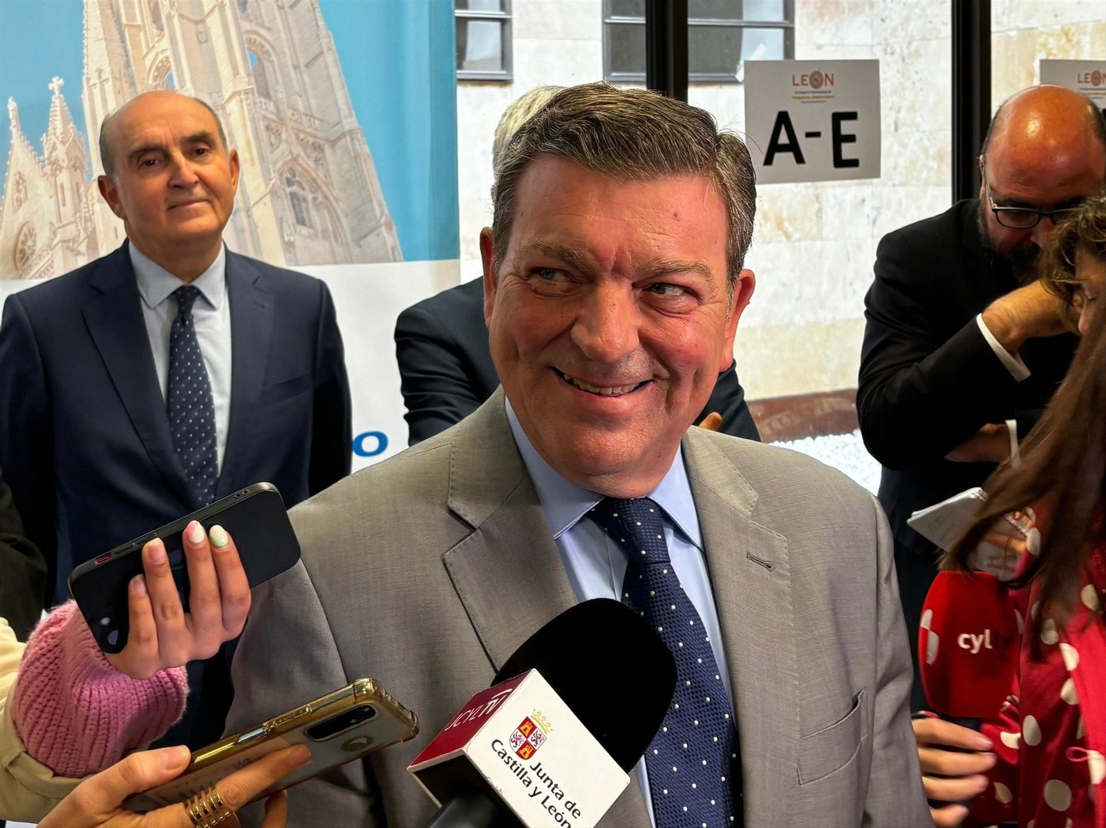 En la imagen, el consejero de Presidencia de la Junta de Castilla y León