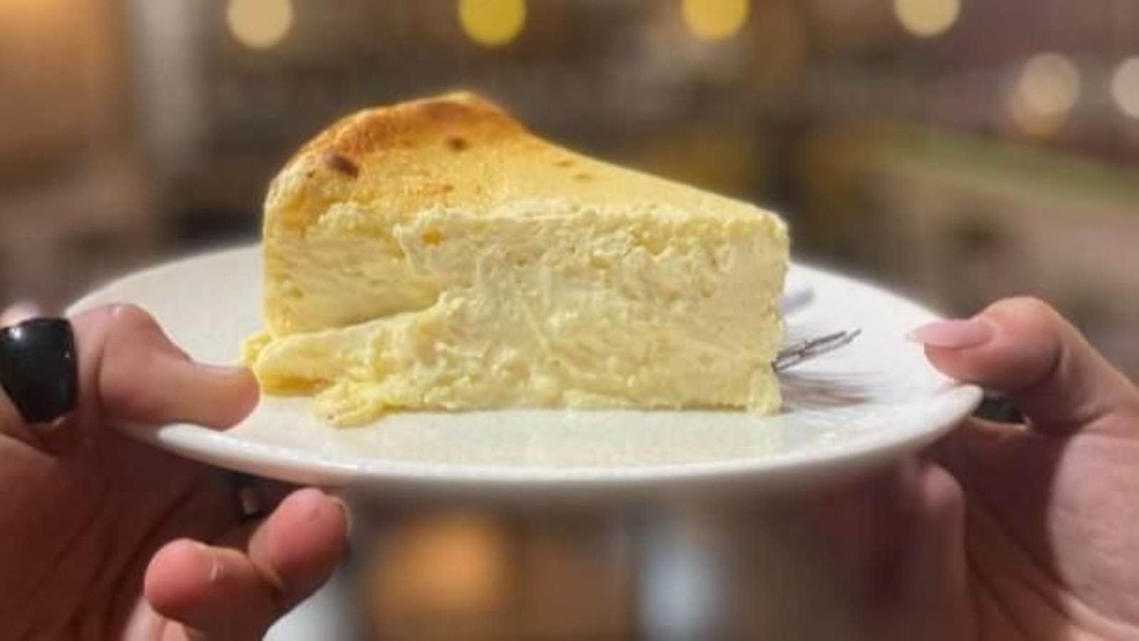 Tarta de queso de 'La tapadera'.