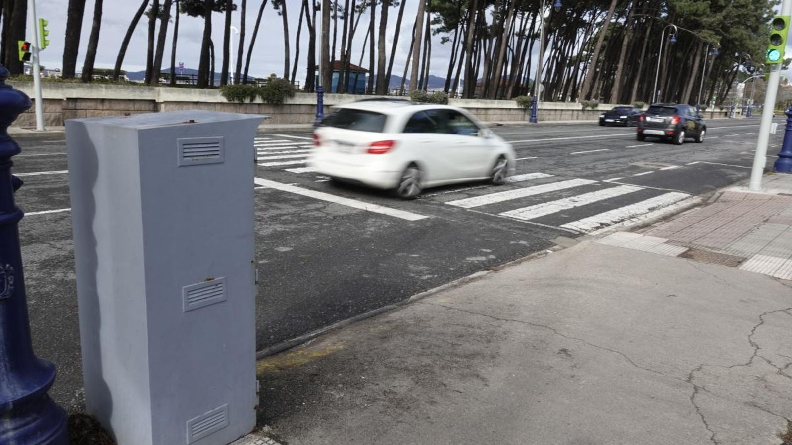 La cabina de Samil: multa mucho.