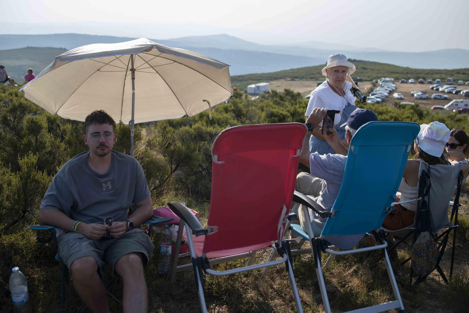 Galería | El observatorio de Trevinca, en A Veiga, vive una jornada histórica de eclipse