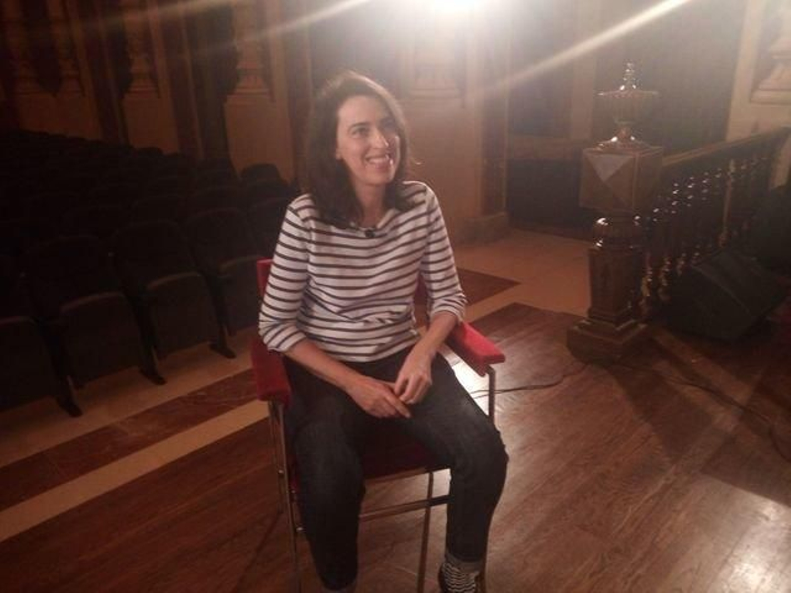 La profesora de Filosofía, Patricia Figueroa.