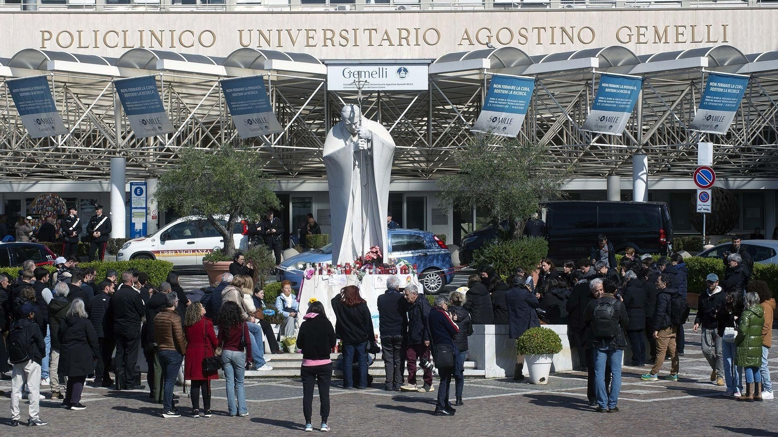 Hosìtal de Roma donde se encuentra ingresado el papa.