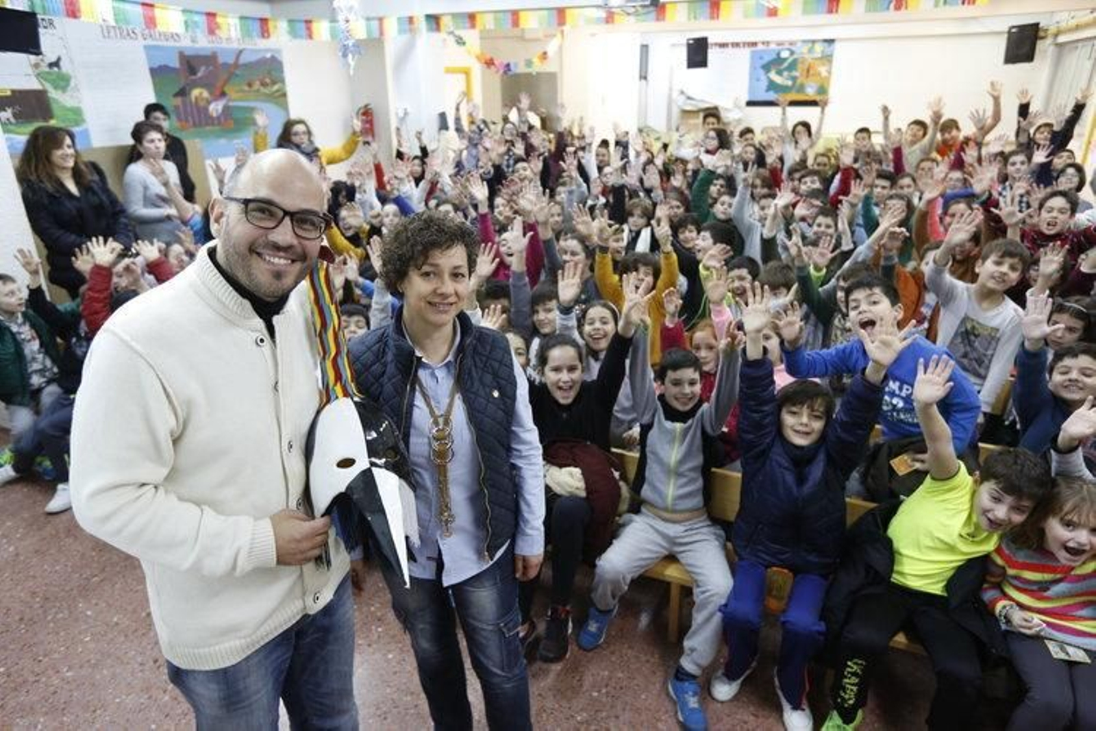 Los escolares del Ceip O Couto conocieron mejor A Pita de Eiroás