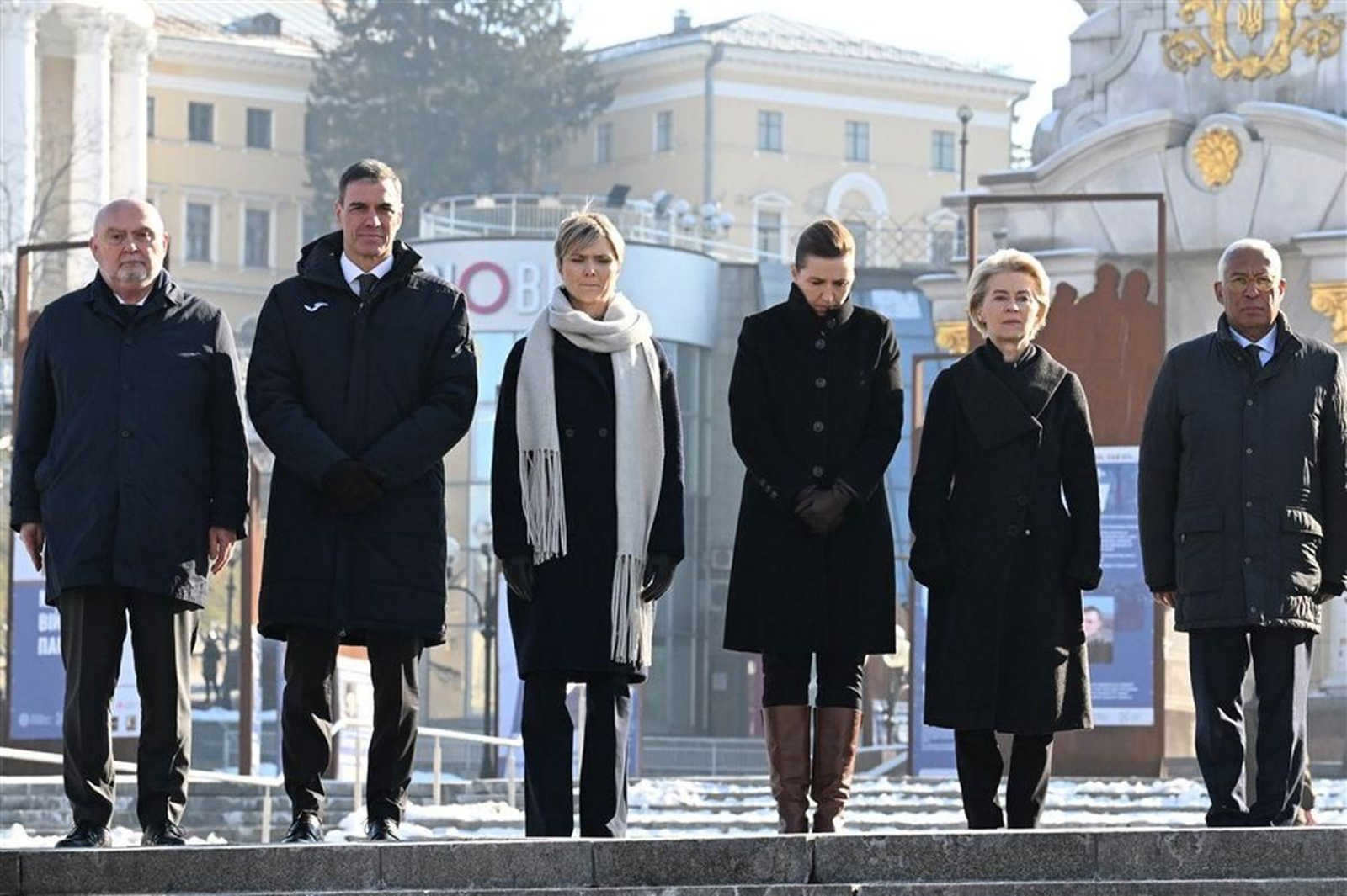 Presidentes europeos, ayer.