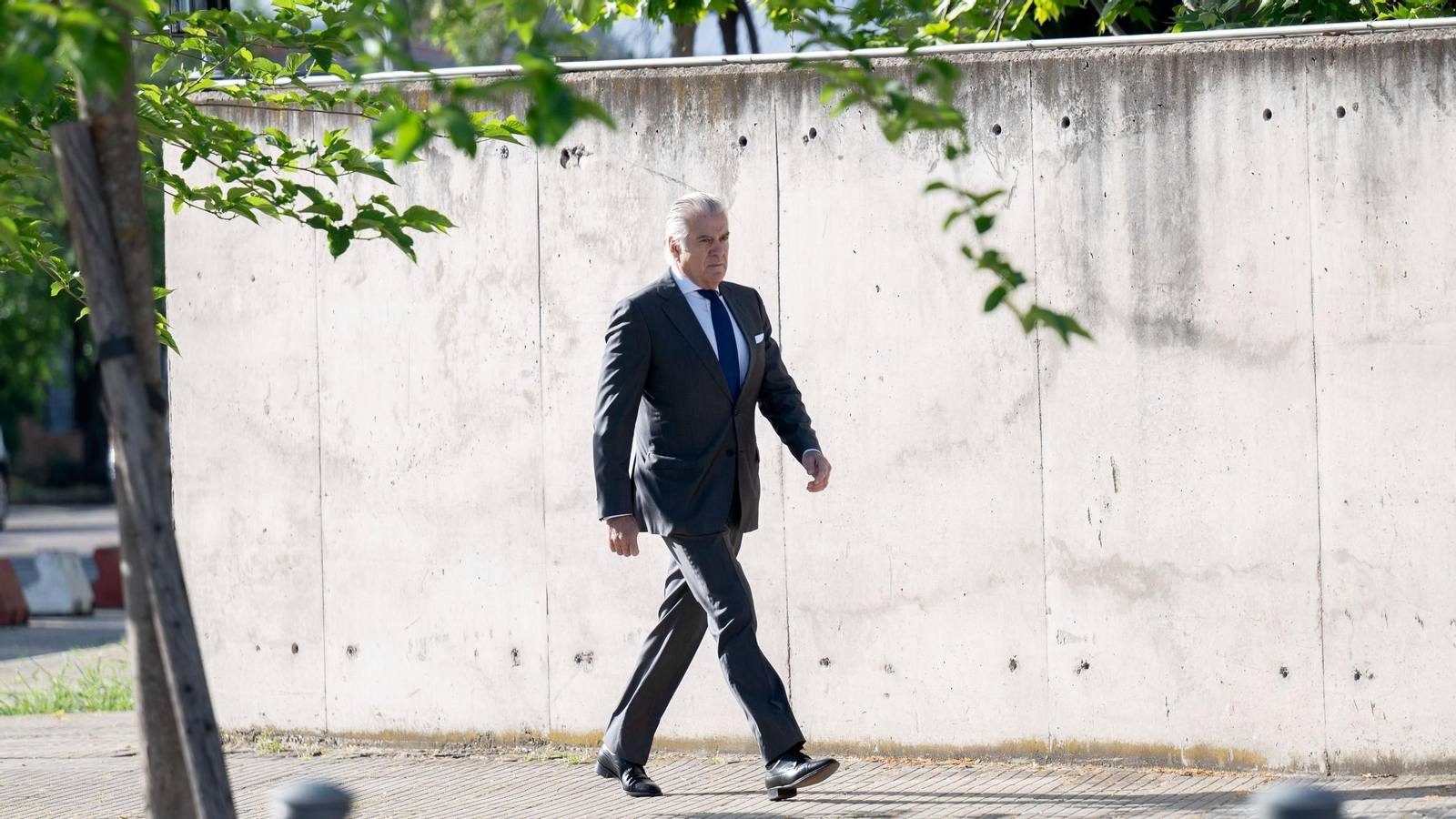 El extesorero del PP, Luis Bárcenas, a su llegada a la Audiencia Nacional.