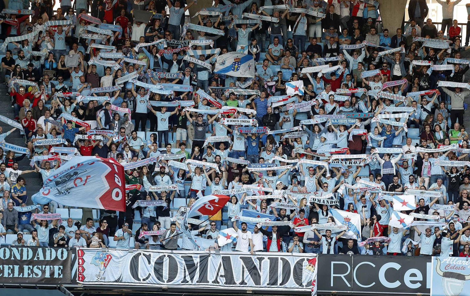 La afición del Celta pagará lo mismo por sus abonos de Balaídos la próxima temporada.