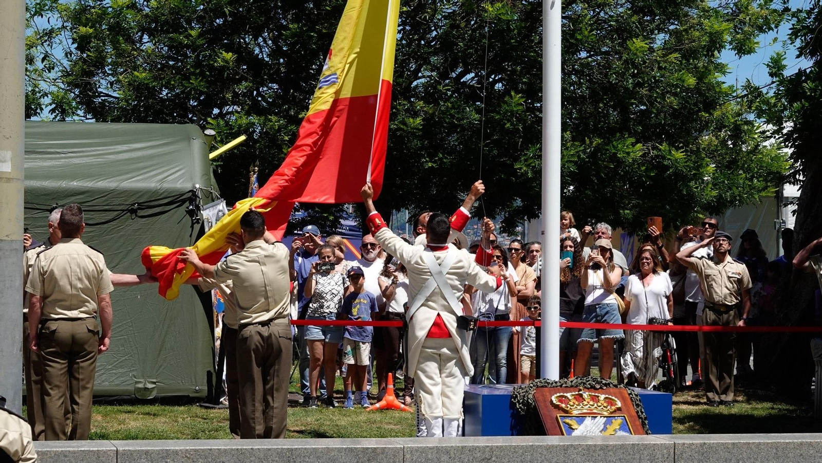 Galería | Las Fuerzas Armadas recogen sus bártulos tras una semana en Vigo