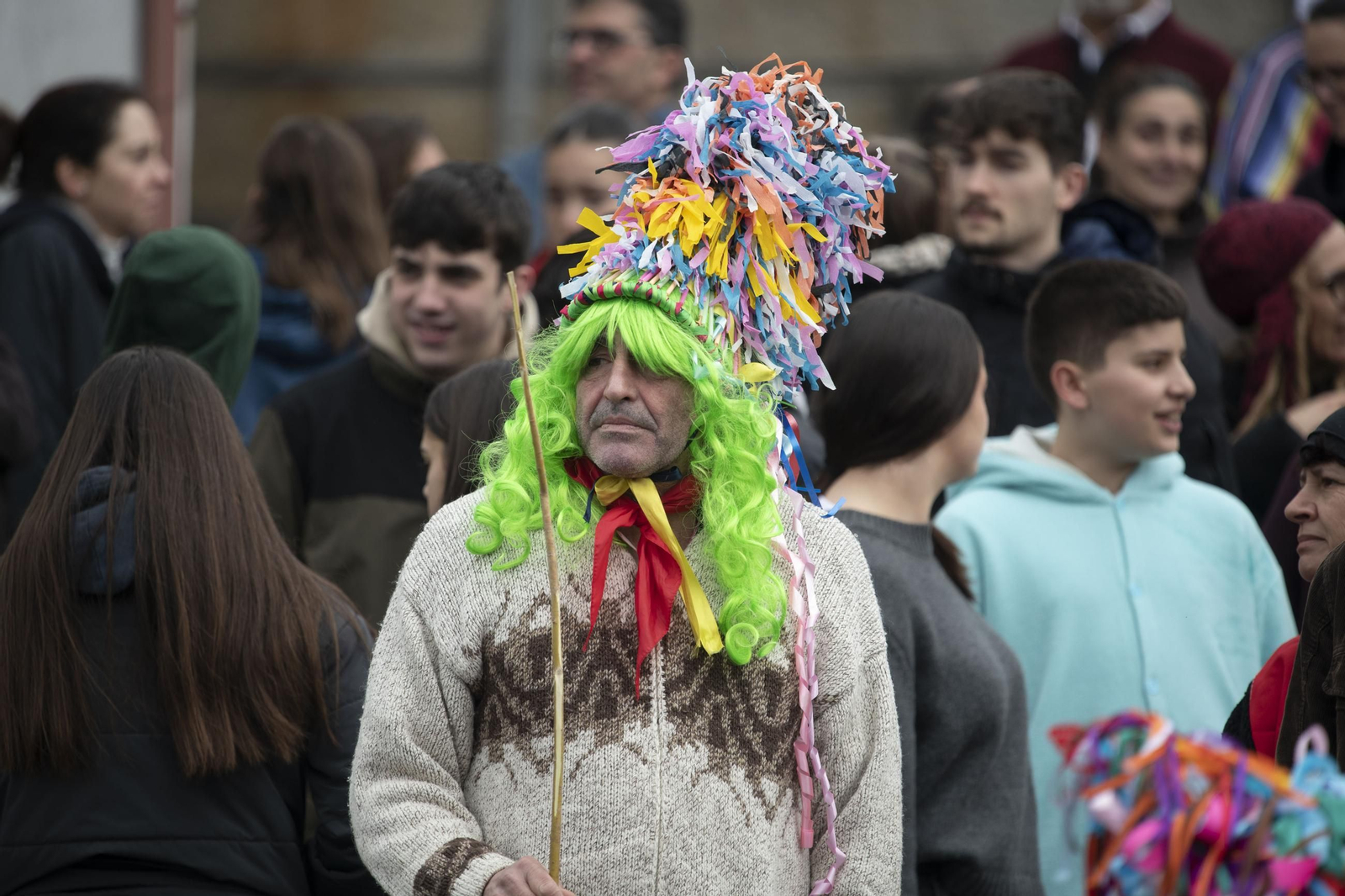 Galería | El meco Abalos recorrió As Teixugueiras, Cartelle