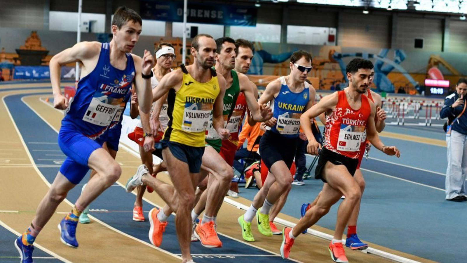 Los primeros metros de una de las pruebas en la jornada inicial del Mundial Virtus.